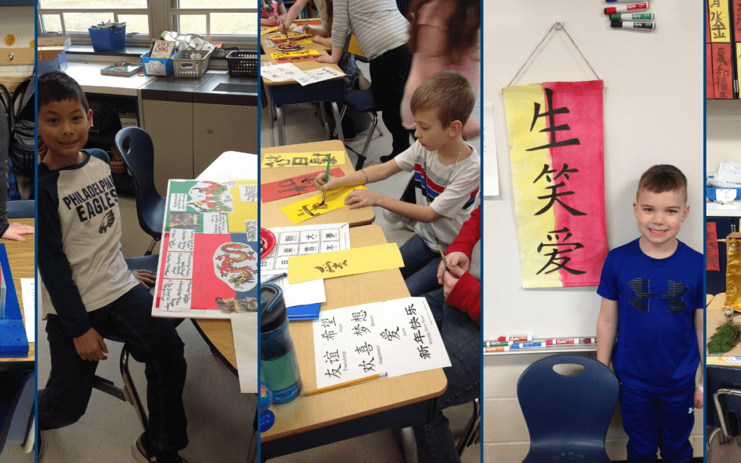 Primary students created China Museum exhibits.