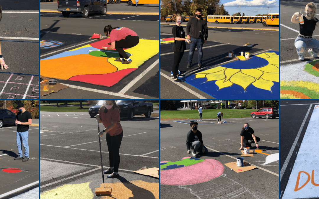 PICTURES: Senior Painted Parking Palooza!