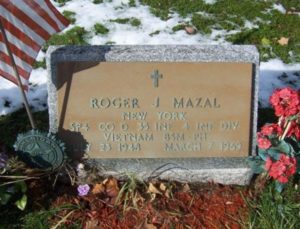 Roger Mazal Memorial Stone